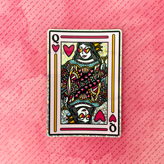 Queen of Hearts Sticker
