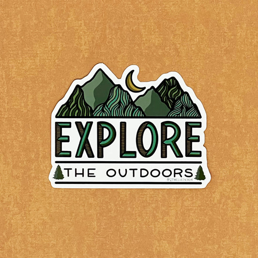 Explore The Outdoors Sticker