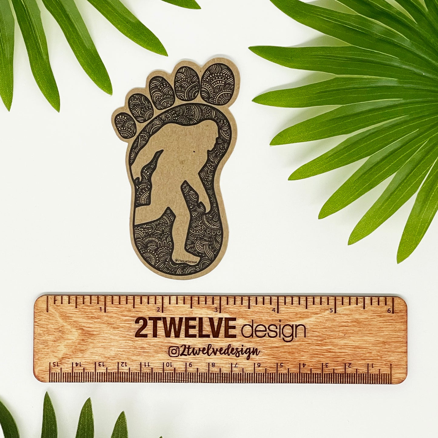 Bigfoot Sticker - Kraft Paper