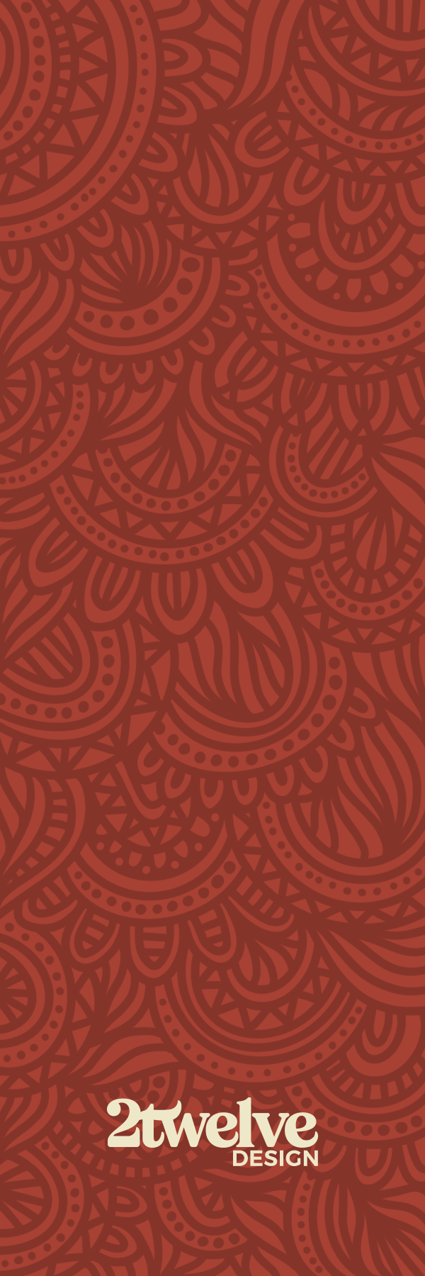 Patterned design with logo