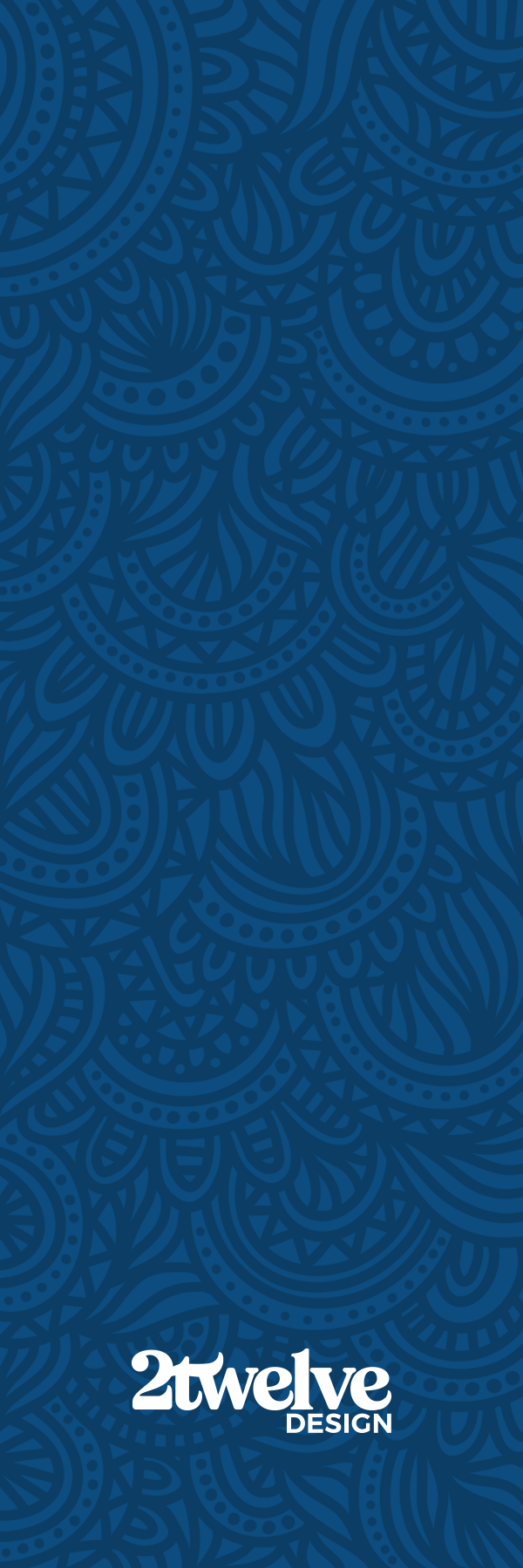 Patterned design with logo
