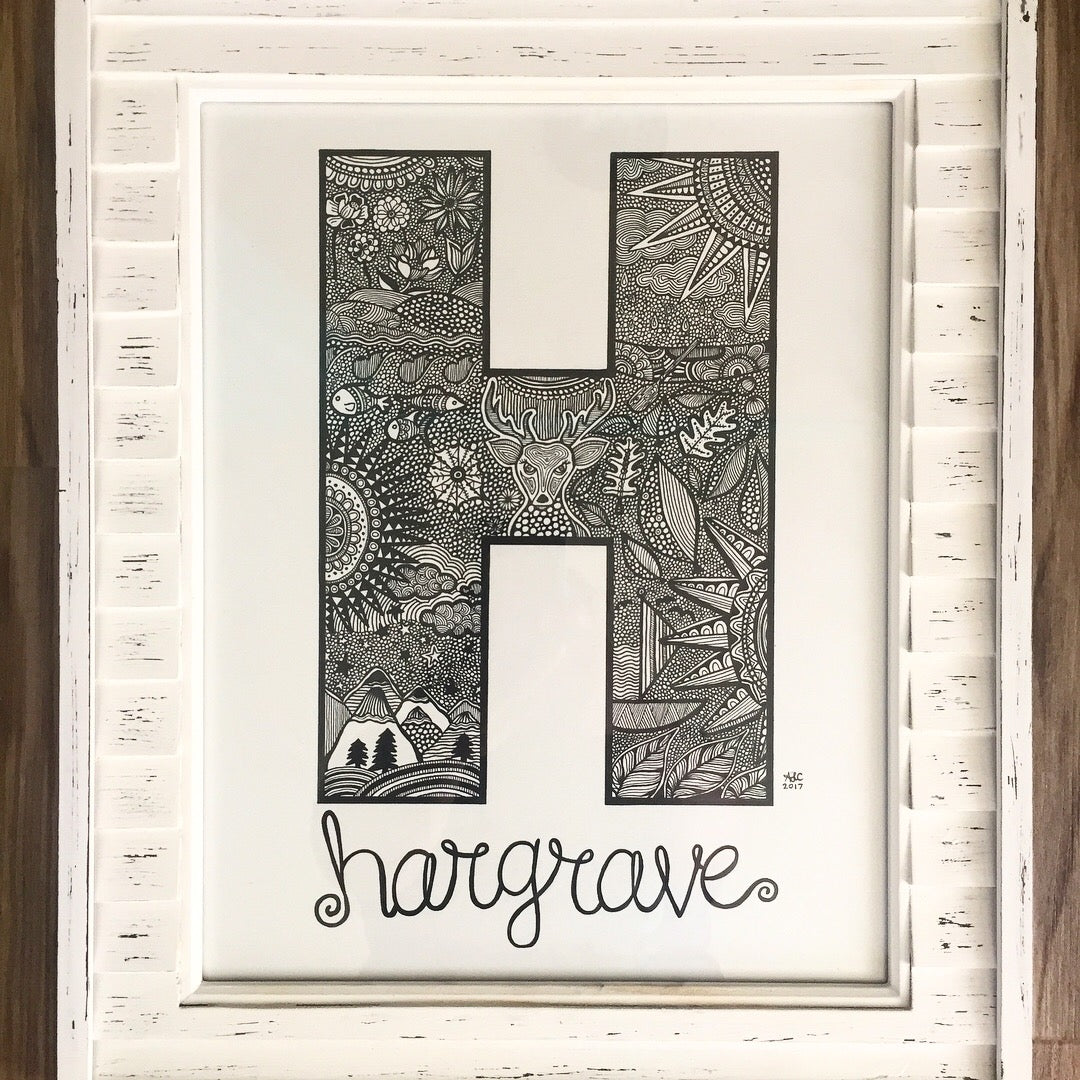 Custom Letter Illustration