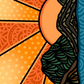 Mountain Sunrise Bookmark