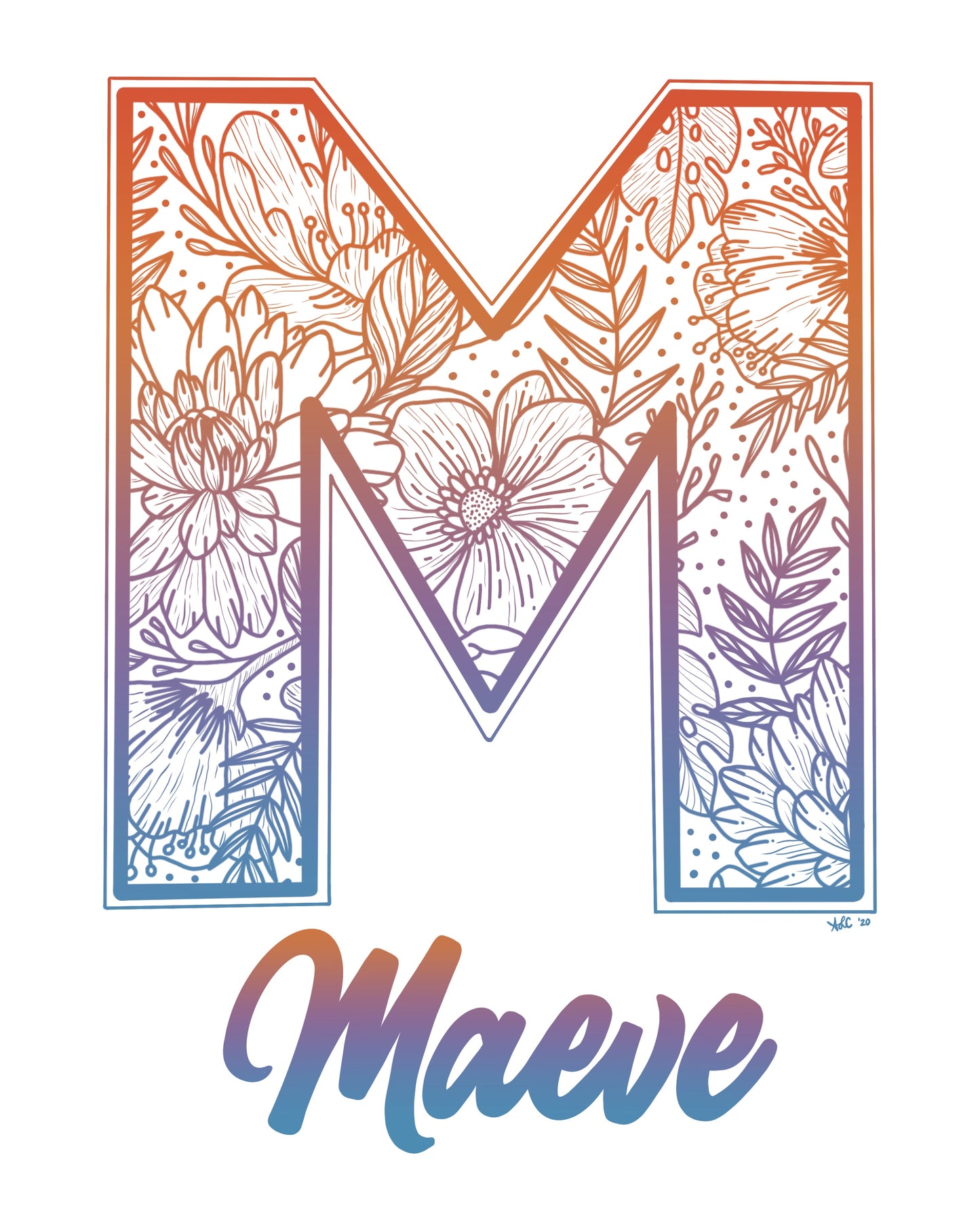 Custom Letter Illustration