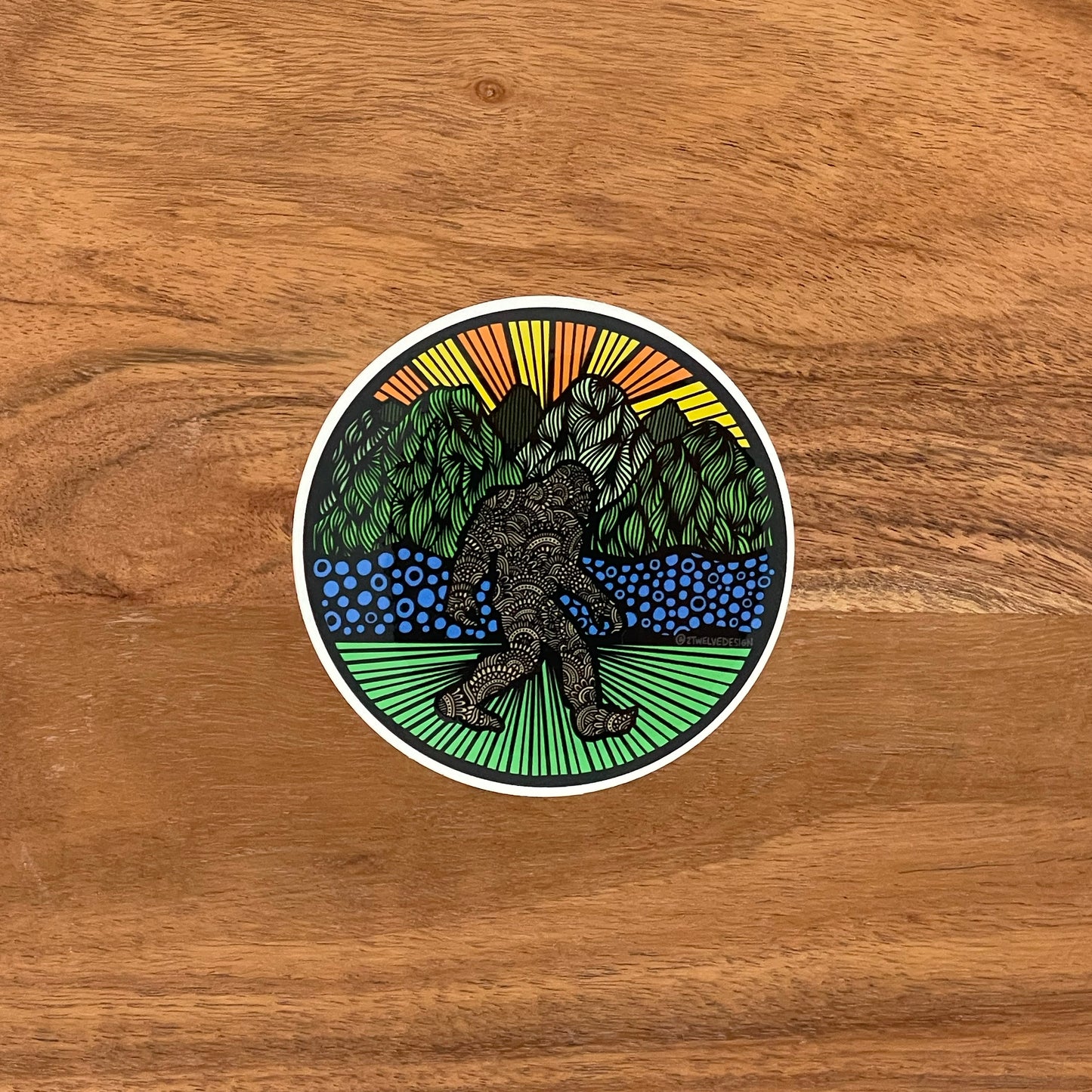 Bigfoot (Large) Sticker