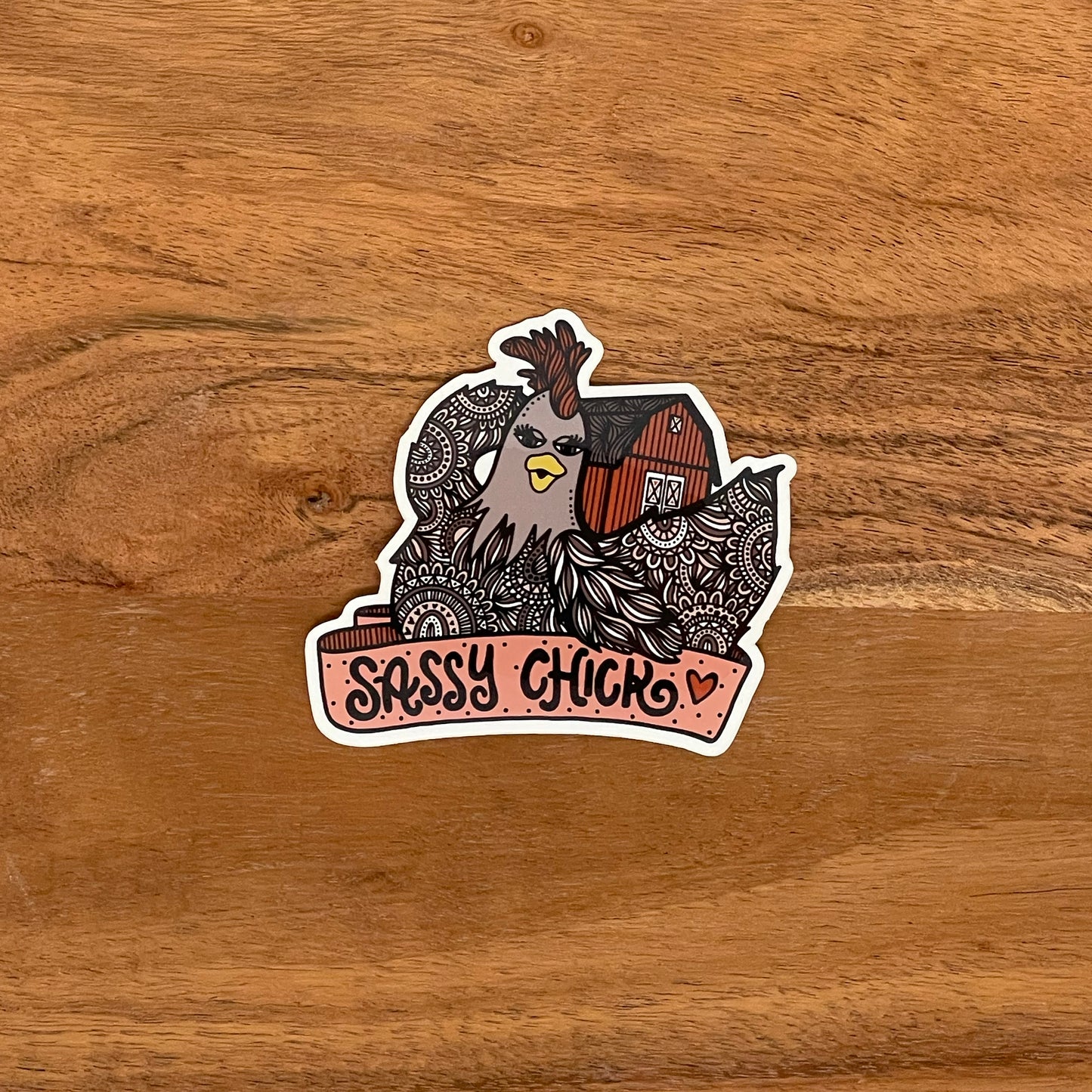 Sassy Chick Sticker